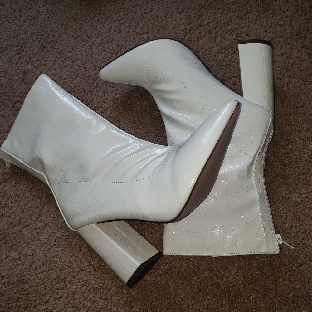 White Booties